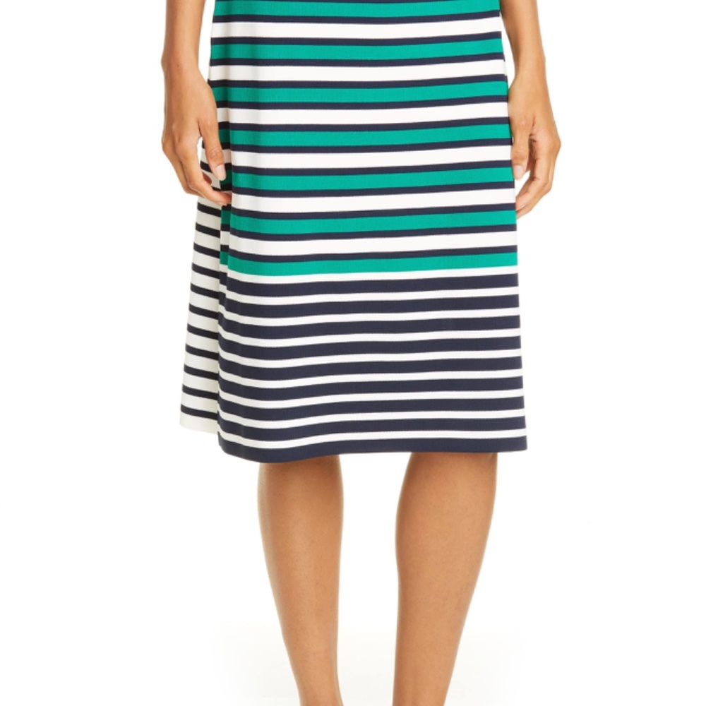 Tory Burch Sport Breton Multicolor Striped Pull on Knit Skirt Preppy Collegiate - Picture 7 of 7